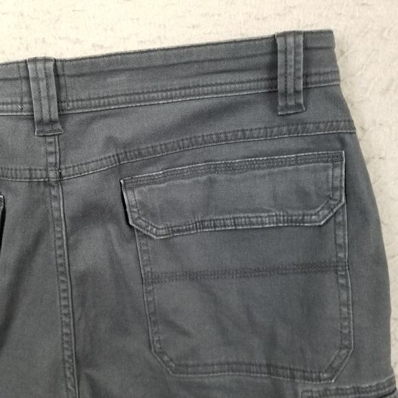 RedHead Cargo Shorts Mens 34 Gray Stretch Utility Outdoor Workwear Multi Pocket - Picture 7 of 16